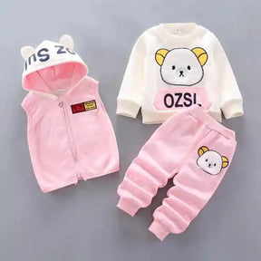 Baby Warm Outwear Premium Children's Clothing Set 3pcs - For all baby