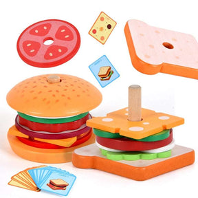Encourage Creative Learning with Pretend Food Matching Game Toy Set for Children
