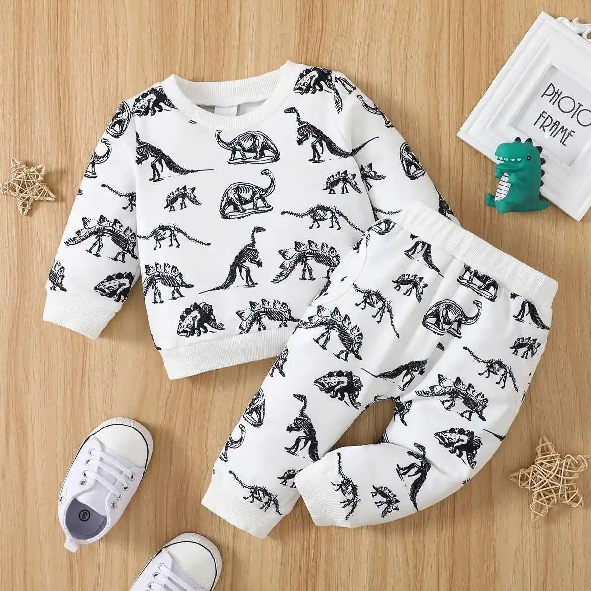 Baby Boy Dinosaur Sweatshirt and Sweatpants Set