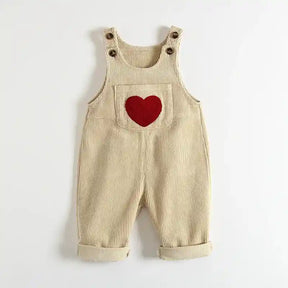 Baby Onesies with Heart Embroidery for Trendy Style and Comfort