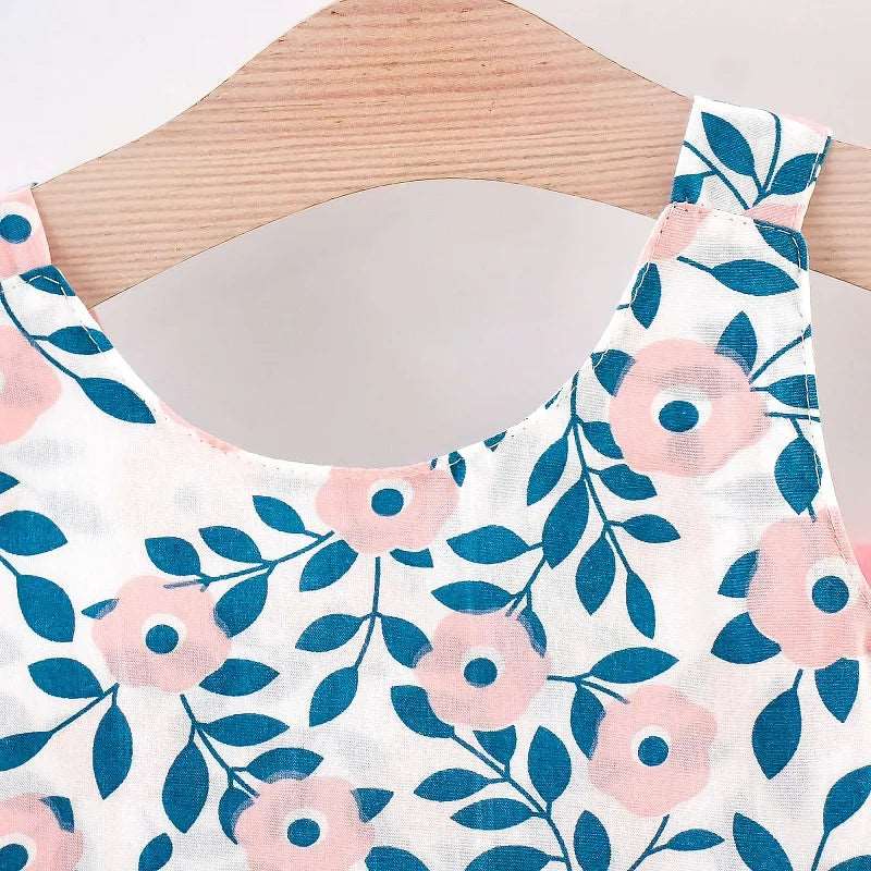 Baby Dress: Adorable Back Bow & Comfortable Cotton Fabric