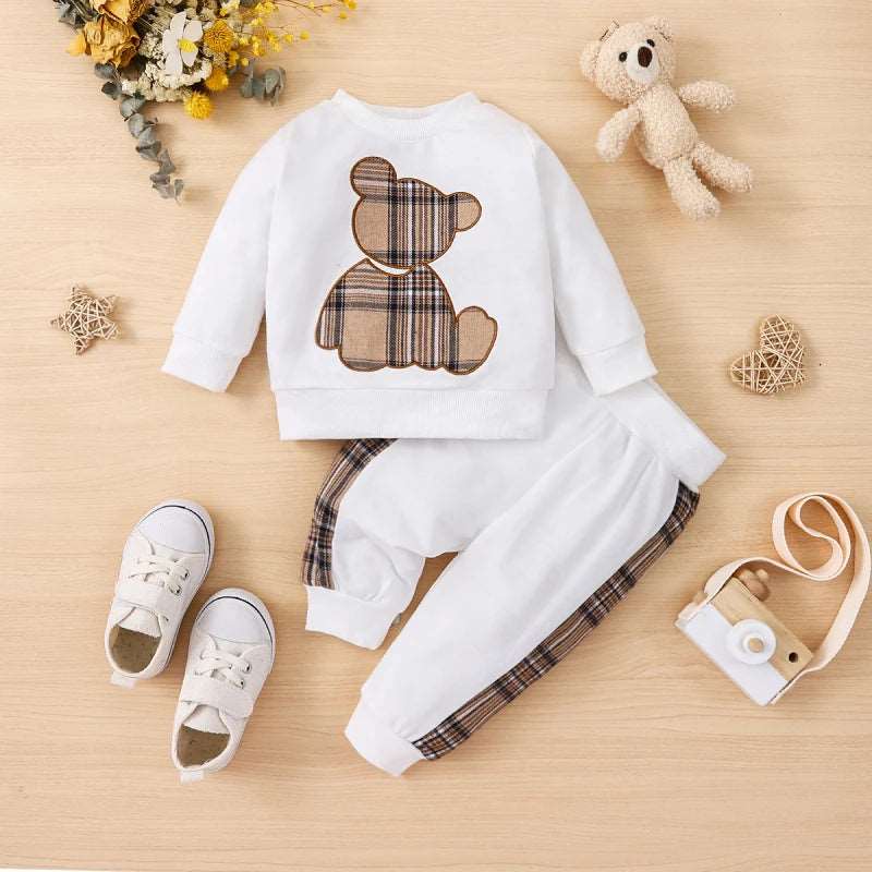 Cute and comfortable baby sweatshirt set - For all baby