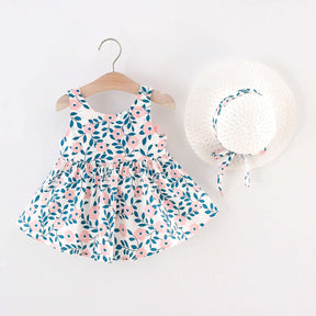 Baby Dress: Adorable Back Bow & Comfortable Cotton Fabric