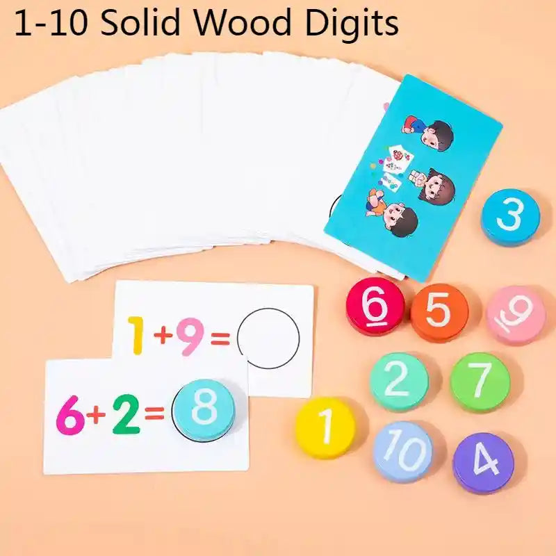 Montessori Math Wooden Toys - Foster Logical Thinking
