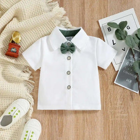 Baby Boy Short Sleeve Party Outfit Set - For all baby