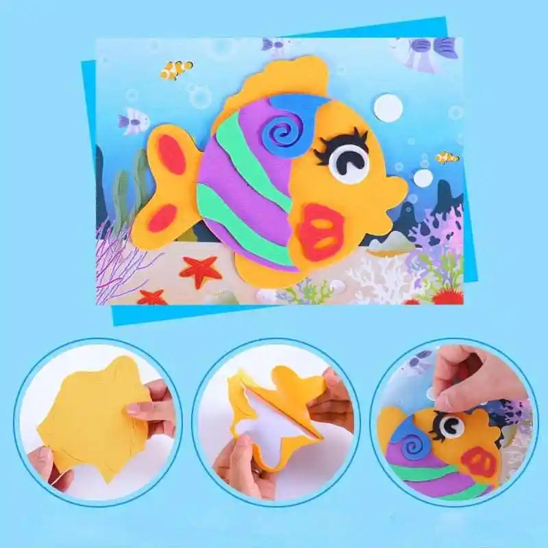 3D EVA Foam Sticker Puzzle Encourages Creativity and Learning