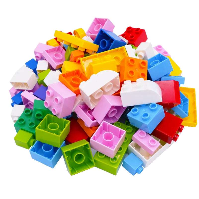 Building Blocks Bulk for Creative Play - Compatible with Duplo - Engage and Educate