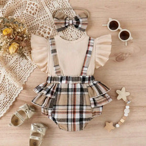 Baby Girls Romper and Headband Set - For all baby