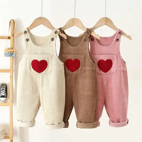 Kids Baby Clothes with Heart Embroidery for Trendy Style and Comfort