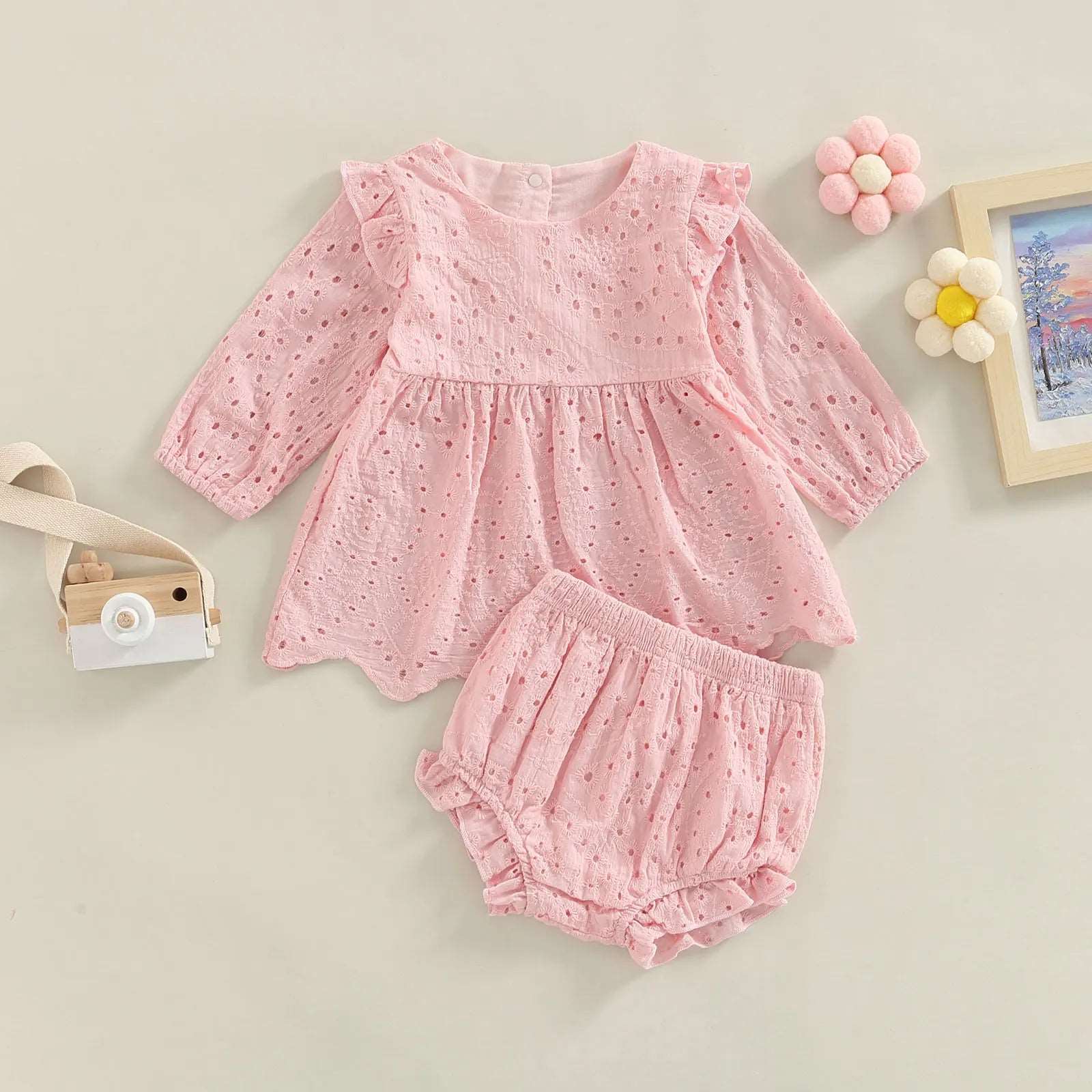 Cute Baby Dress: Adorable Cutout Design & Comfort Fit