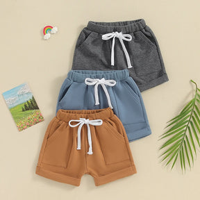 Newborn Baby Shorts: Casual Solid Color & Comfortable Fit