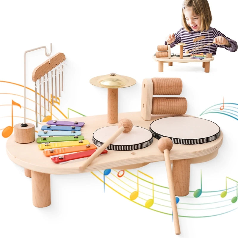 Baby Wooden Kids Musical Instruments Toys